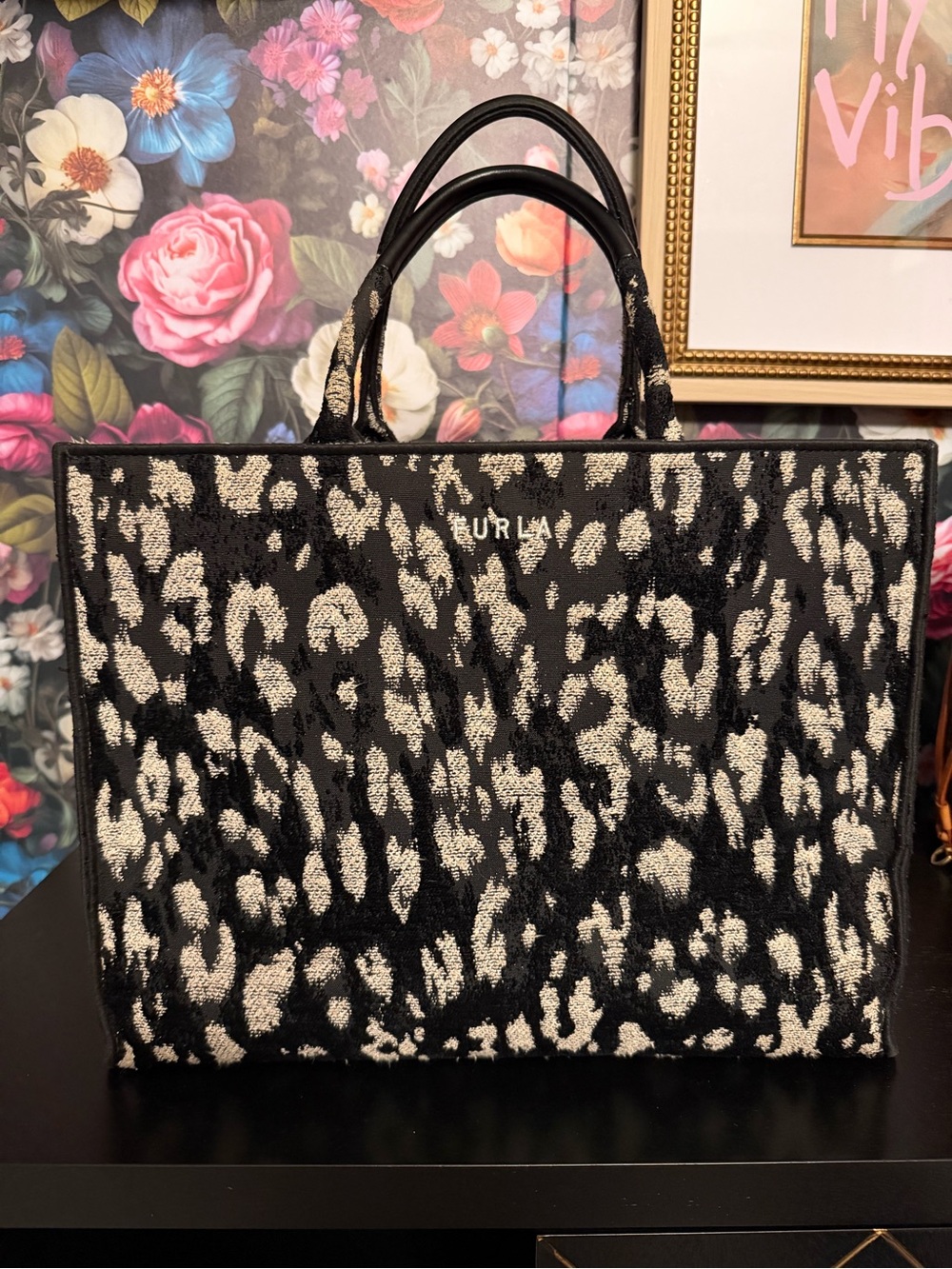 Furla opportunity jacquard tote